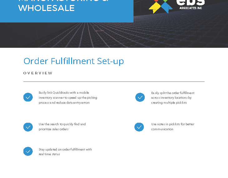 QuickBooks Advanced Inventory