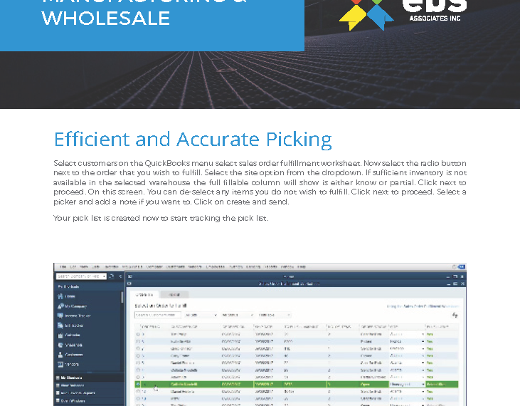 QuickBooks Advanced Inventory